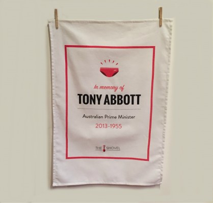 Tony Abbott Memorial Tea Towel