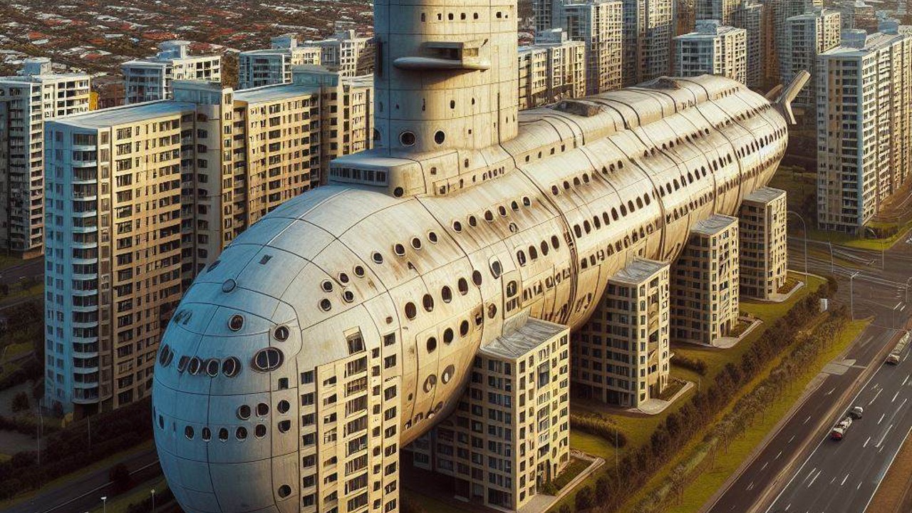 Submarine-Shaped Public Housing Proposed, in Attempt to Attract More Government Funding